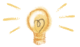 Hand illustrated light bulb shining bright light