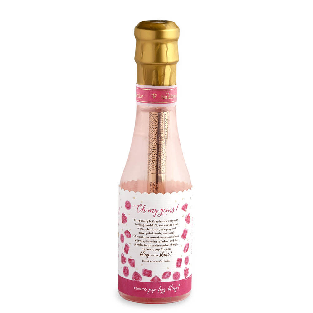 &#39;Pop, Fizz, Bling&#39; Brush Jewelry Cleaner